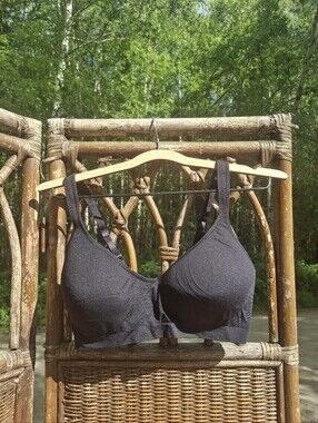 Midnight by Carole Hochman Wireless Soft-Cup Bra in Charcoal